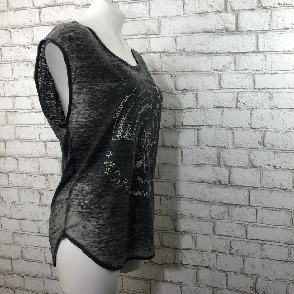 Chaser Lunae Defectionem Burnout Slub Graphic T - Picture 5 of 7